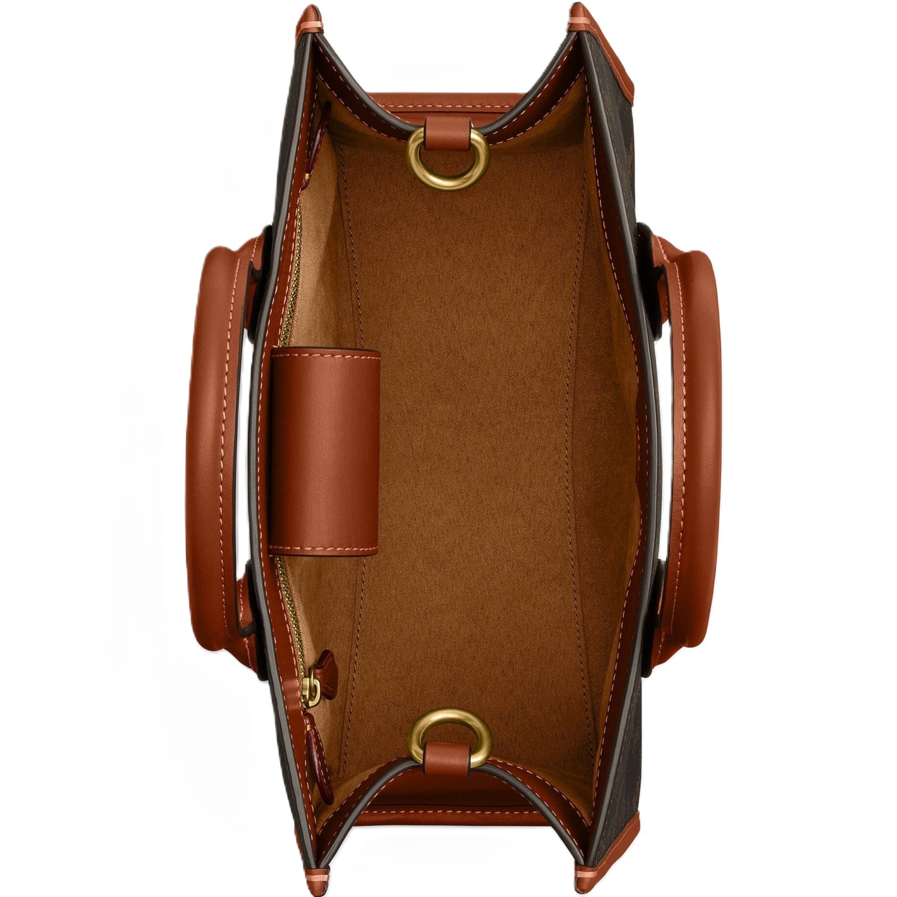 Túi Coach nữ Ace Tote 26 With Horse And Carriage Print Dark Brown CR680 1