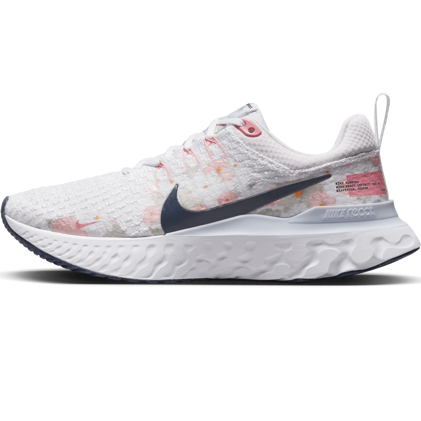 GIÀY NIKE NỮ REACT INFINITY 3 PREMIUM WHITE PEARL PINK WOMENS ROAD RUNNING SHOES FD4151-100 5