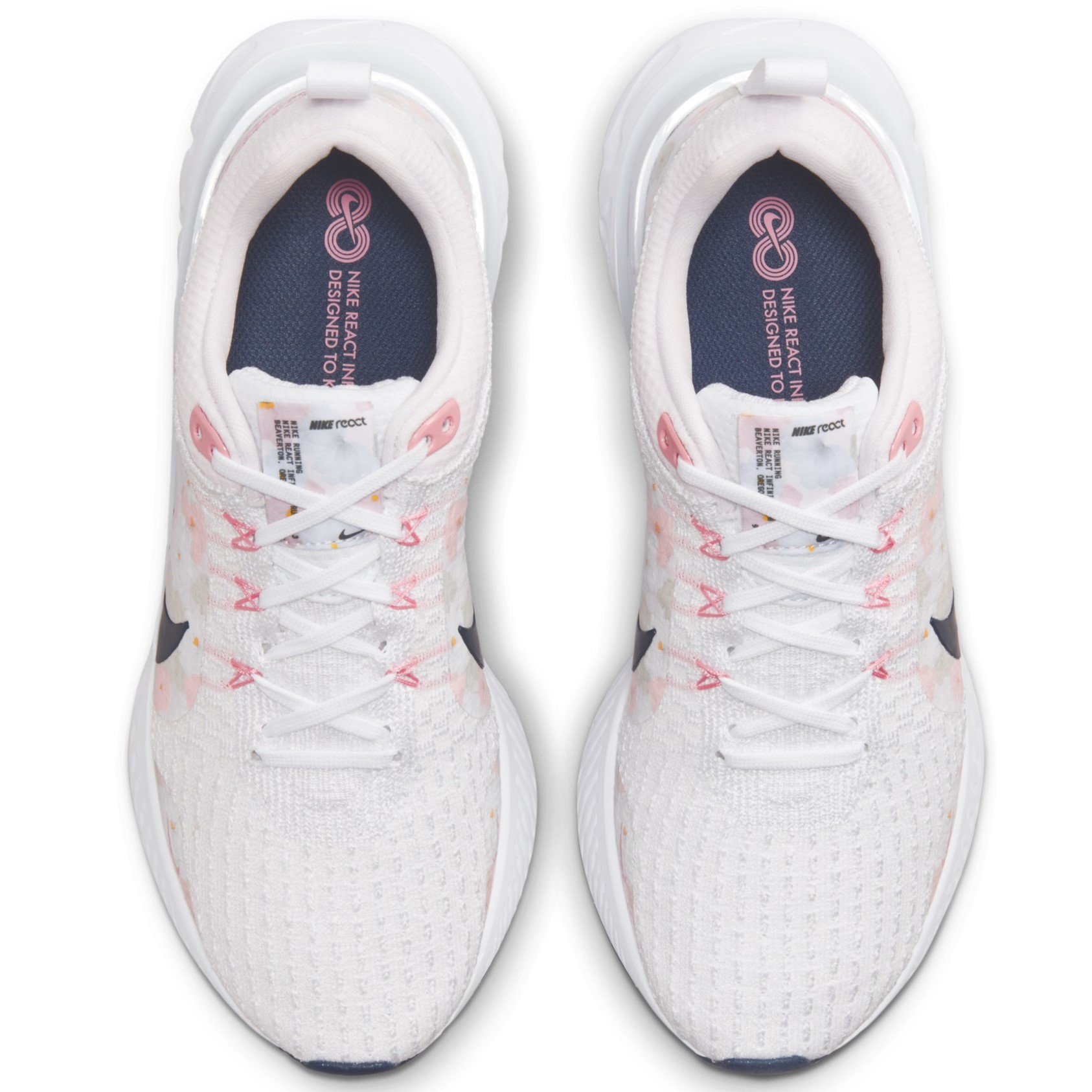 GIÀY NIKE NỮ REACT INFINITY 3 PREMIUM WHITE PEARL PINK WOMENS ROAD RUNNING SHOES FD4151-100 7