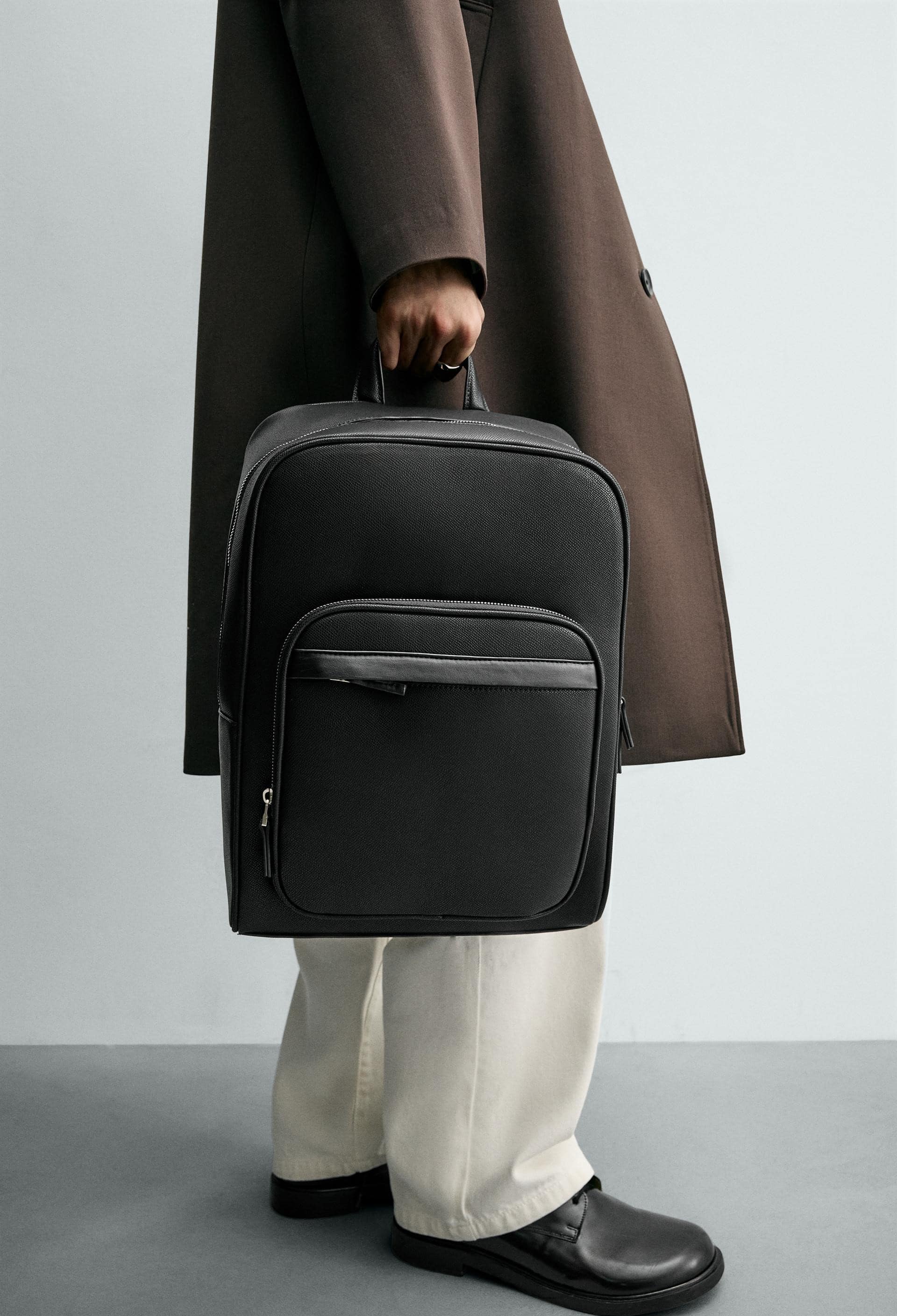Balo Nam Zara Textured Backpack 3