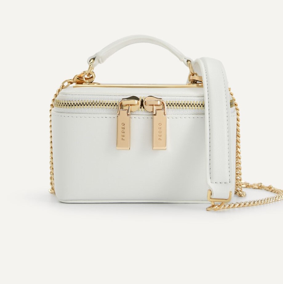 TÚI CỐP PEDRO LEATHER MINI VANITY CASE 5