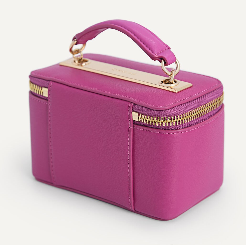 TÚI CỐP PEDRO LEATHER MINI VANITY CASE 6
