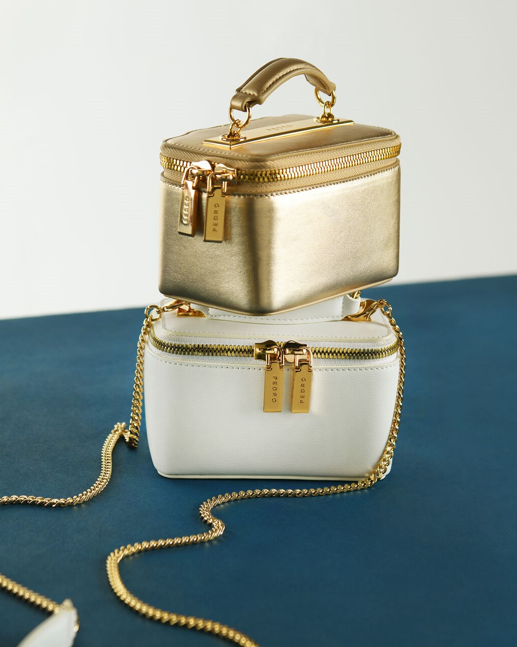 TÚI CỐP PEDRO LEATHER MINI VANITY CASE 11
