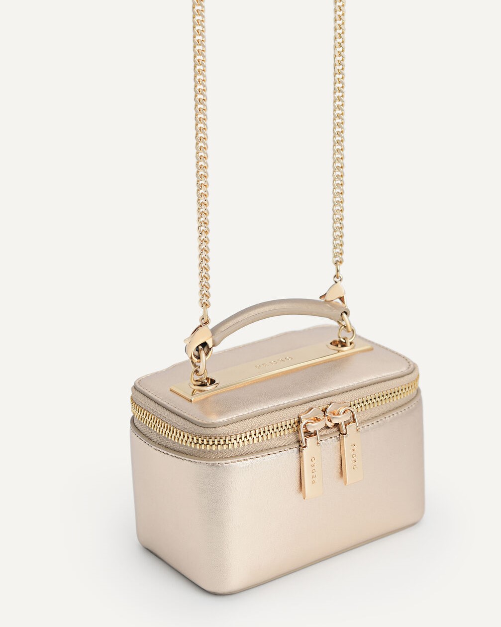 TÚI CỐP PEDRO LEATHER MINI VANITY CASE 12