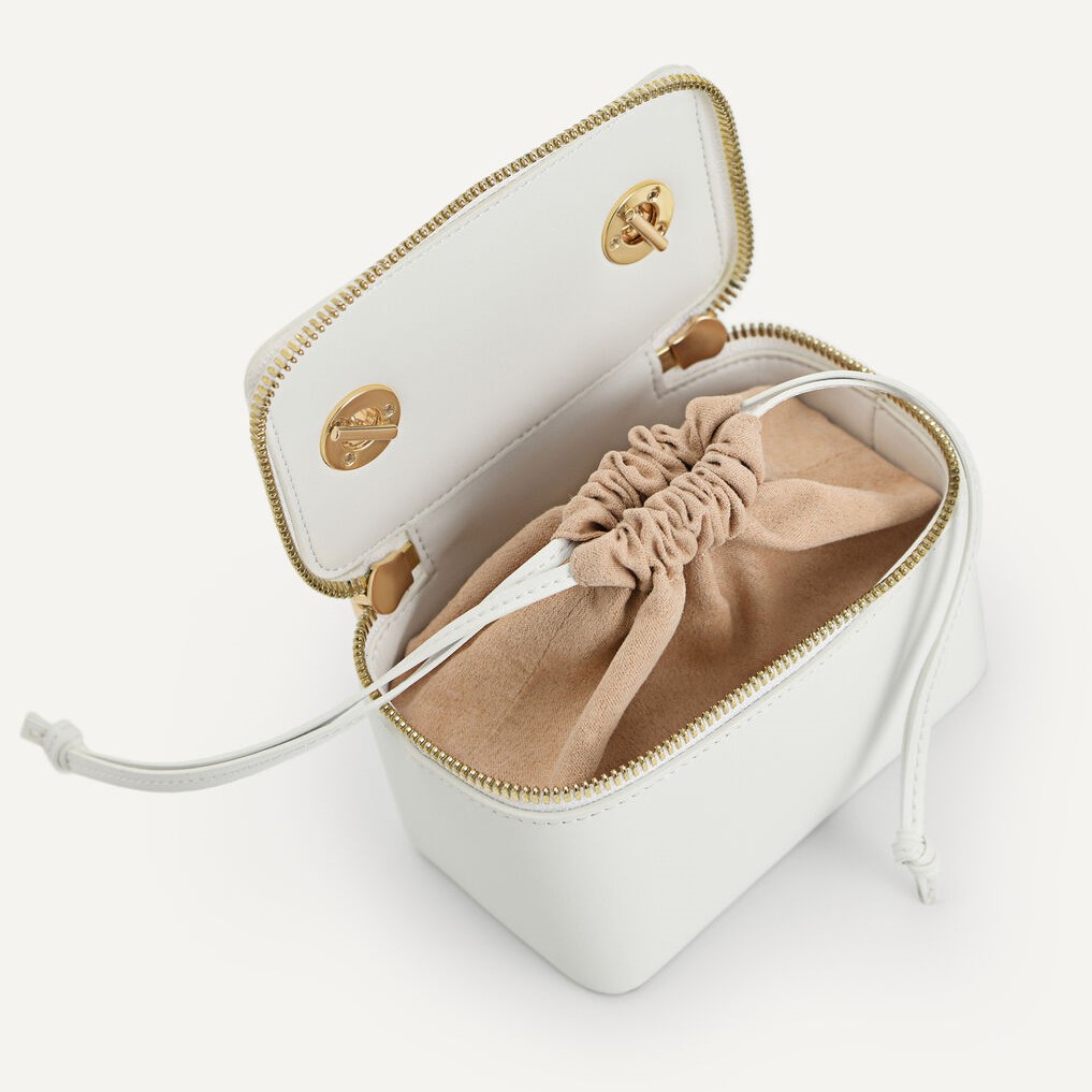 TÚI CỐP PEDRO LEATHER MINI VANITY CASE 16