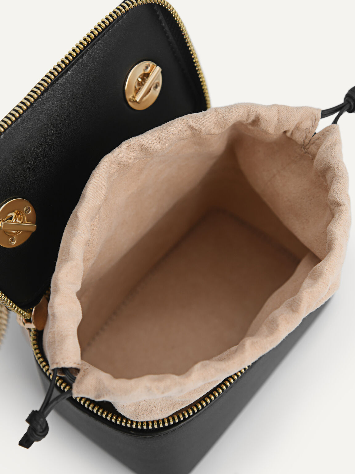 TÚI CỐP PEDRO LEATHER MINI VANITY CASE 19