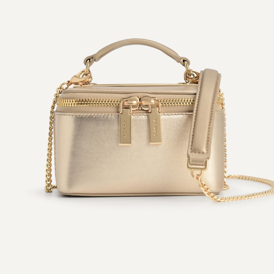 TÚI CỐP PEDRO LEATHER MINI VANITY CASE 23