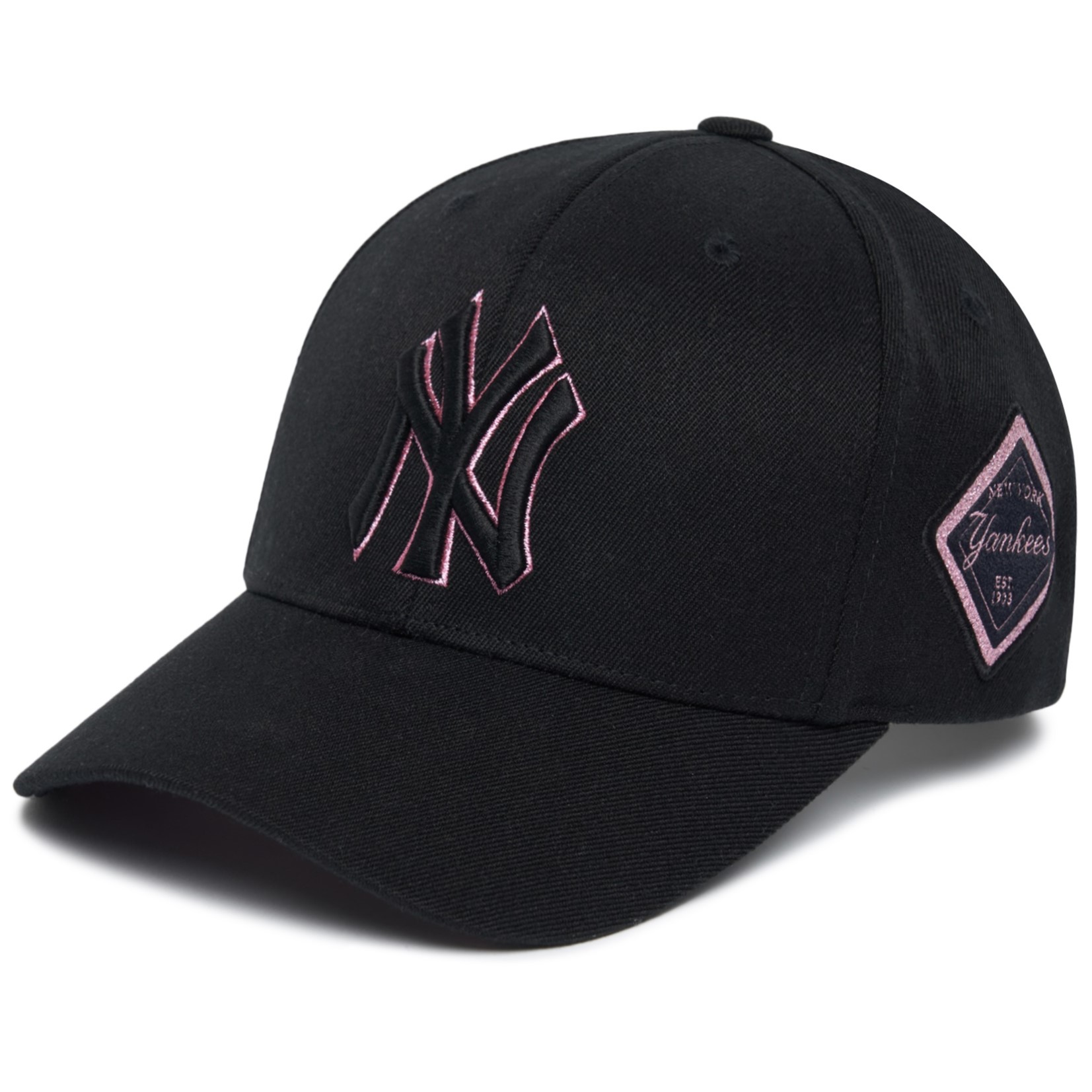 MŨ NY MLB DIAMOND STAMP BALL CAP NEW YORK YANKEES BLACK 3ACP8501N-50BKS 6