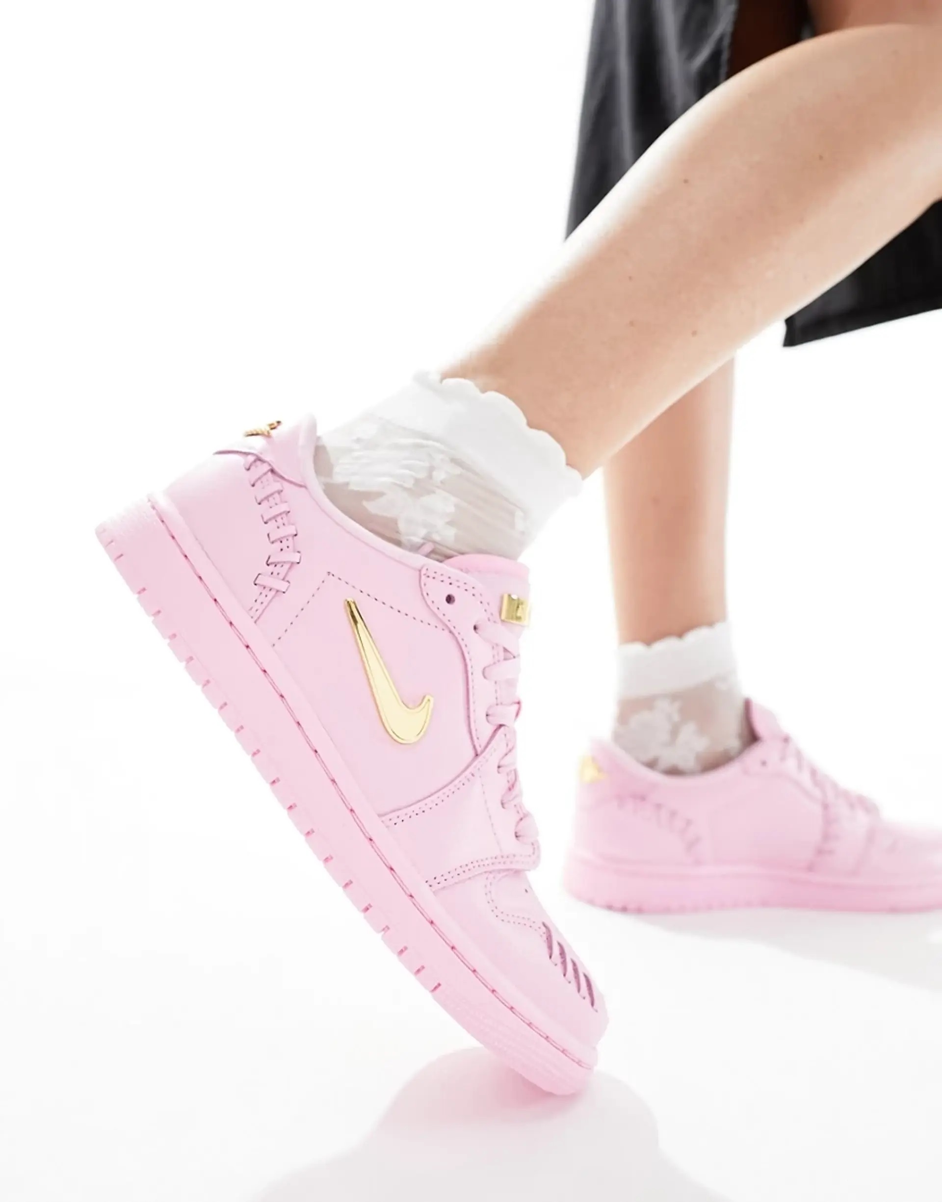 Giày Nike nữ Air Jordan 1 Low Method of Make Womens Shoes Perfect Pink Metallic Gold FN5032-600 11