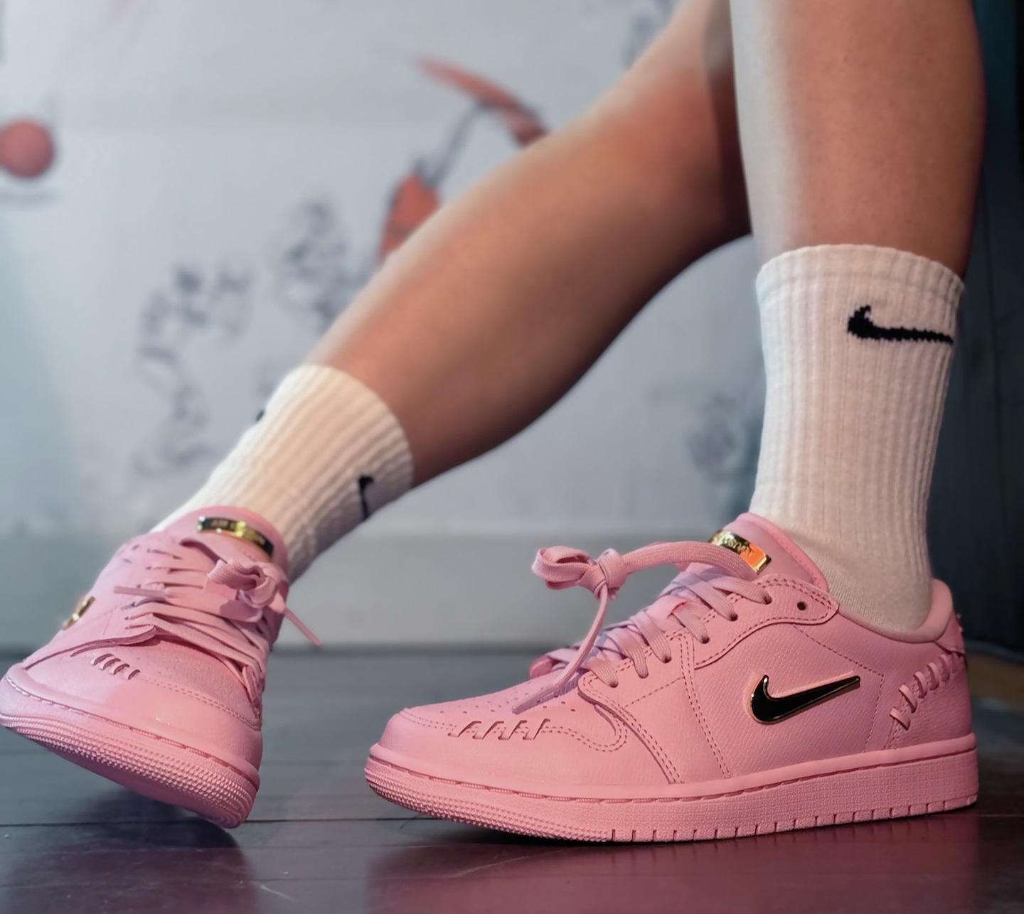 Giày Nike nữ Air Jordan 1 Low Method of Make Womens Shoes Perfect Pink Metallic Gold FN5032-600 13