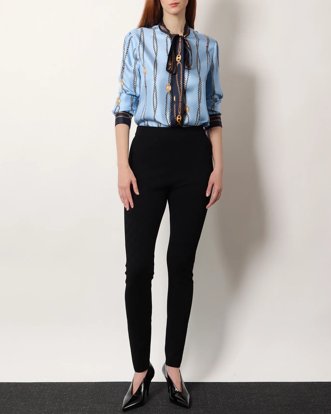 Áo sơ mi lụa Gucci Printed Silk Twill Shirt 2