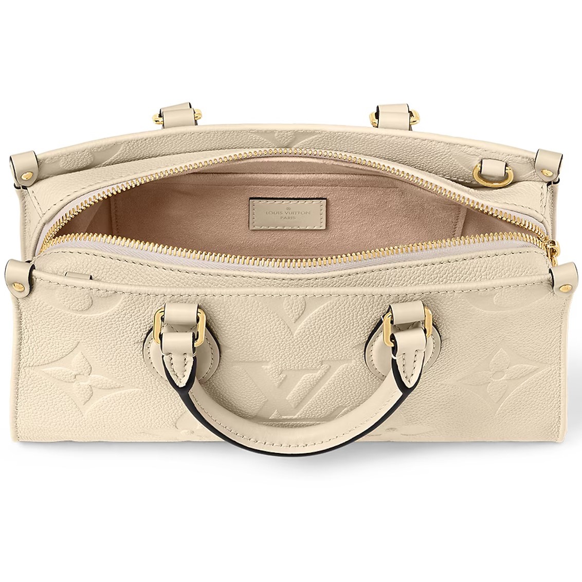 Túi Louis Vuitton OnTheGo East West Monogram Empreinte Cream 1