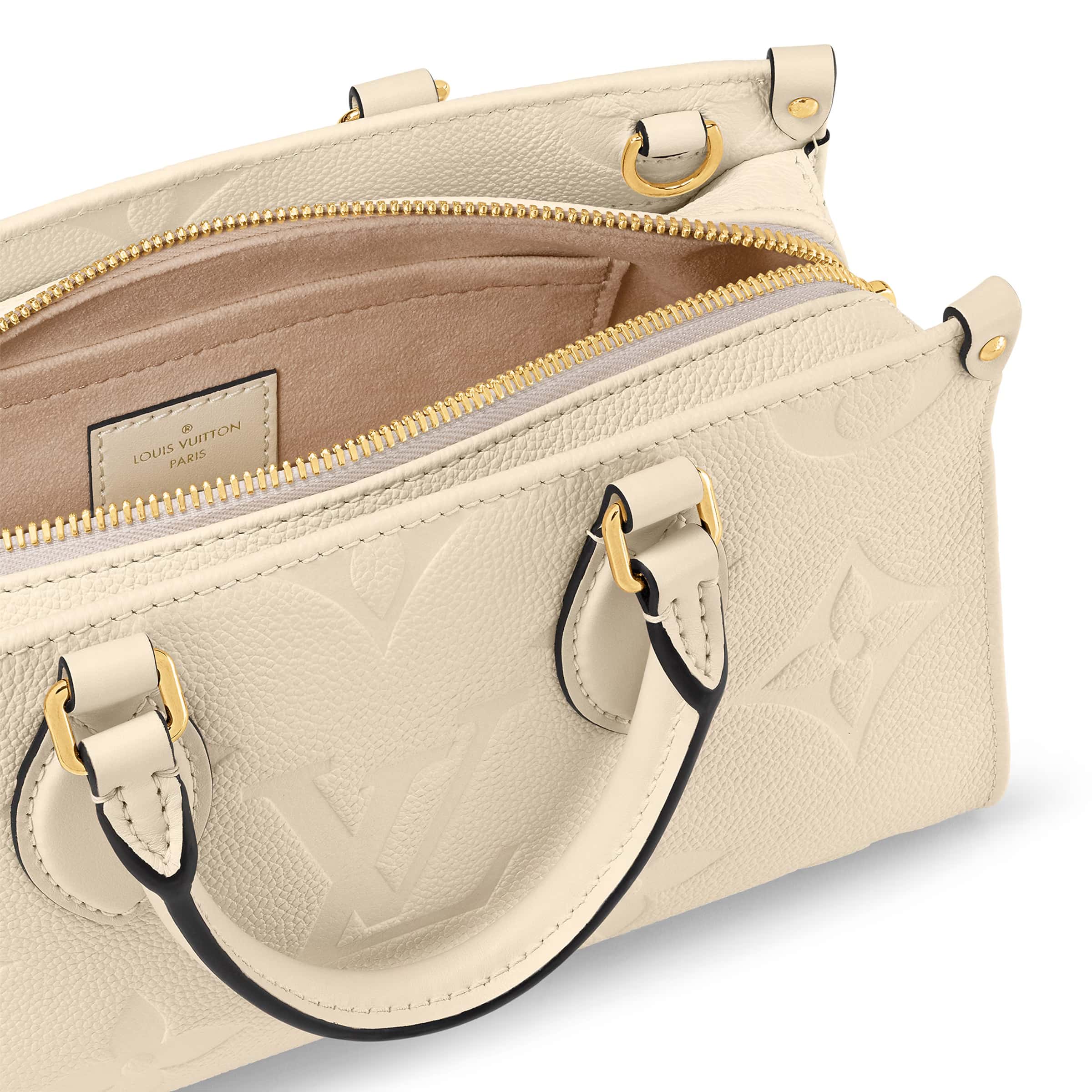 Túi Louis Vuitton OnTheGo East West Monogram Empreinte Cream 4