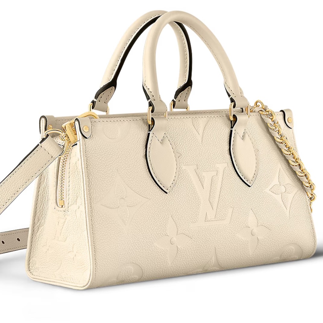 Túi Louis Vuitton OnTheGo East West Monogram Empreinte Cream 6