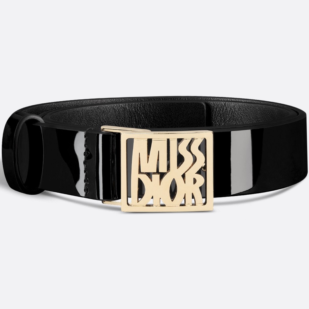 Thắt lưng Miss Dior Belt Black 6