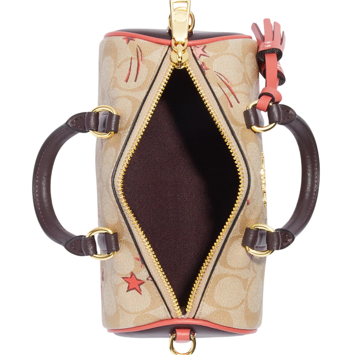 Túi Coach Lacey Crossbody In Signature Canvas With Heart And Star Print CK562 2