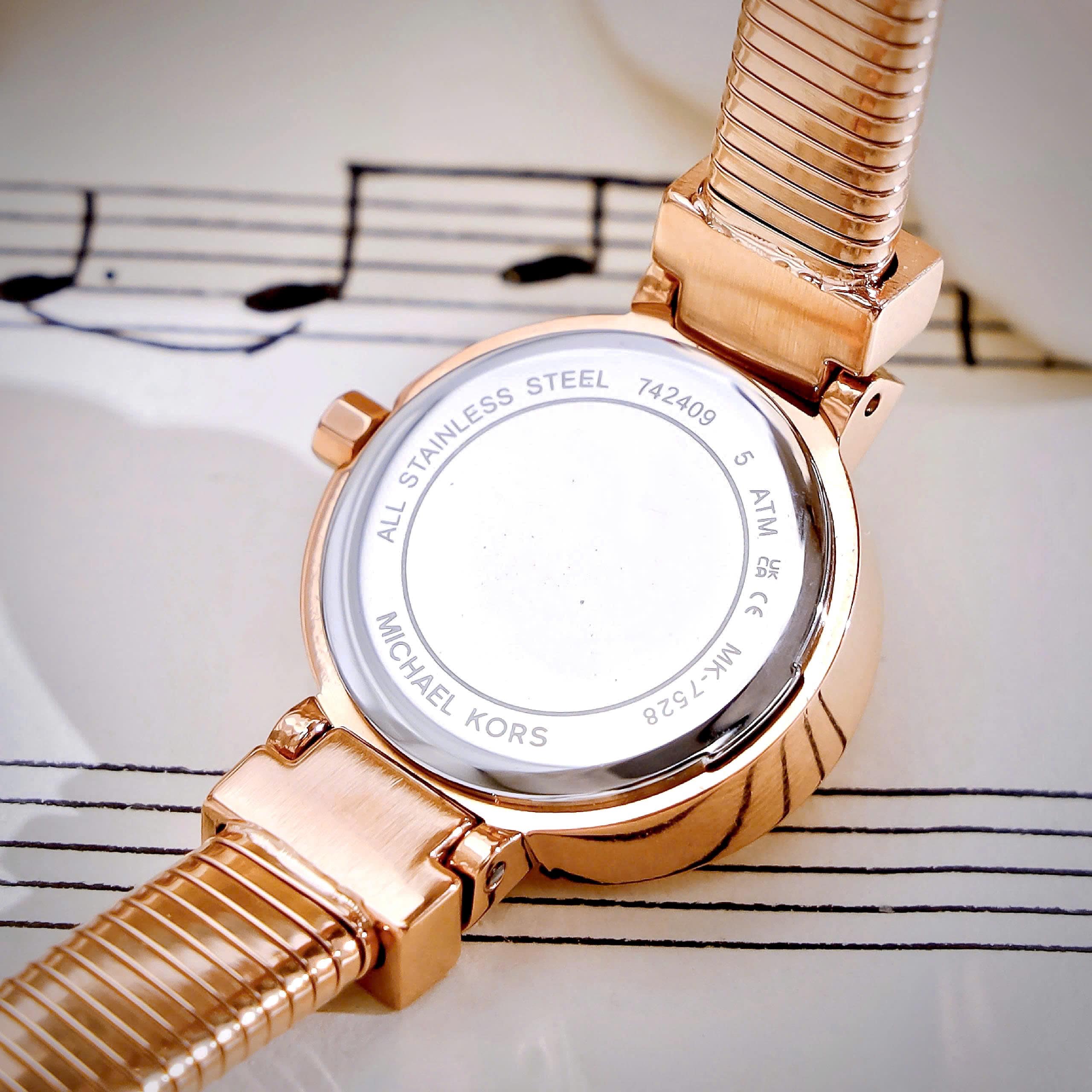 Đồng hồ nữ Michael Kors Mini Gramercy Rose Gold-Tone Watch MK7528 15