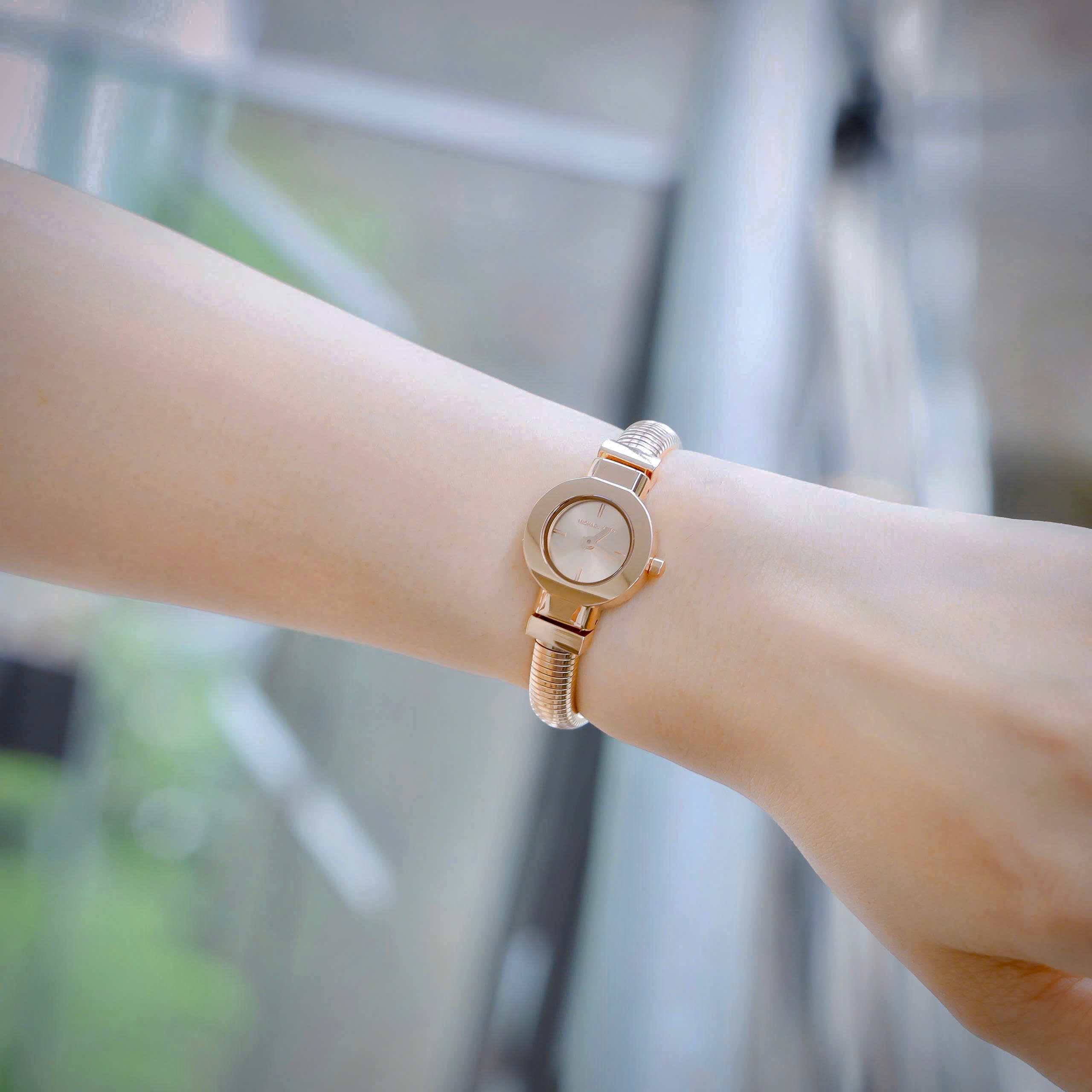 Đồng hồ nữ Michael Kors Mini Gramercy Rose Gold-Tone Watch MK7528 20