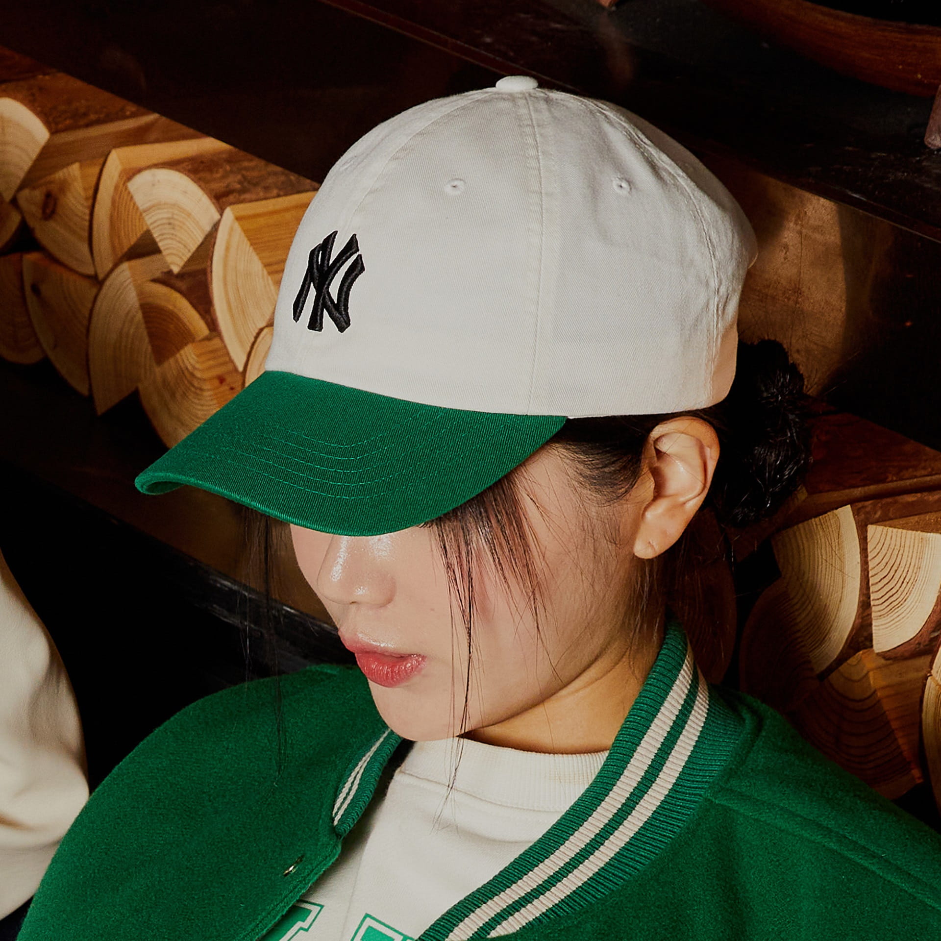 Mũ MLB Basic Color Block Unstructured Ball Cap New York Yankees 3ACP3303N-50GNP 7