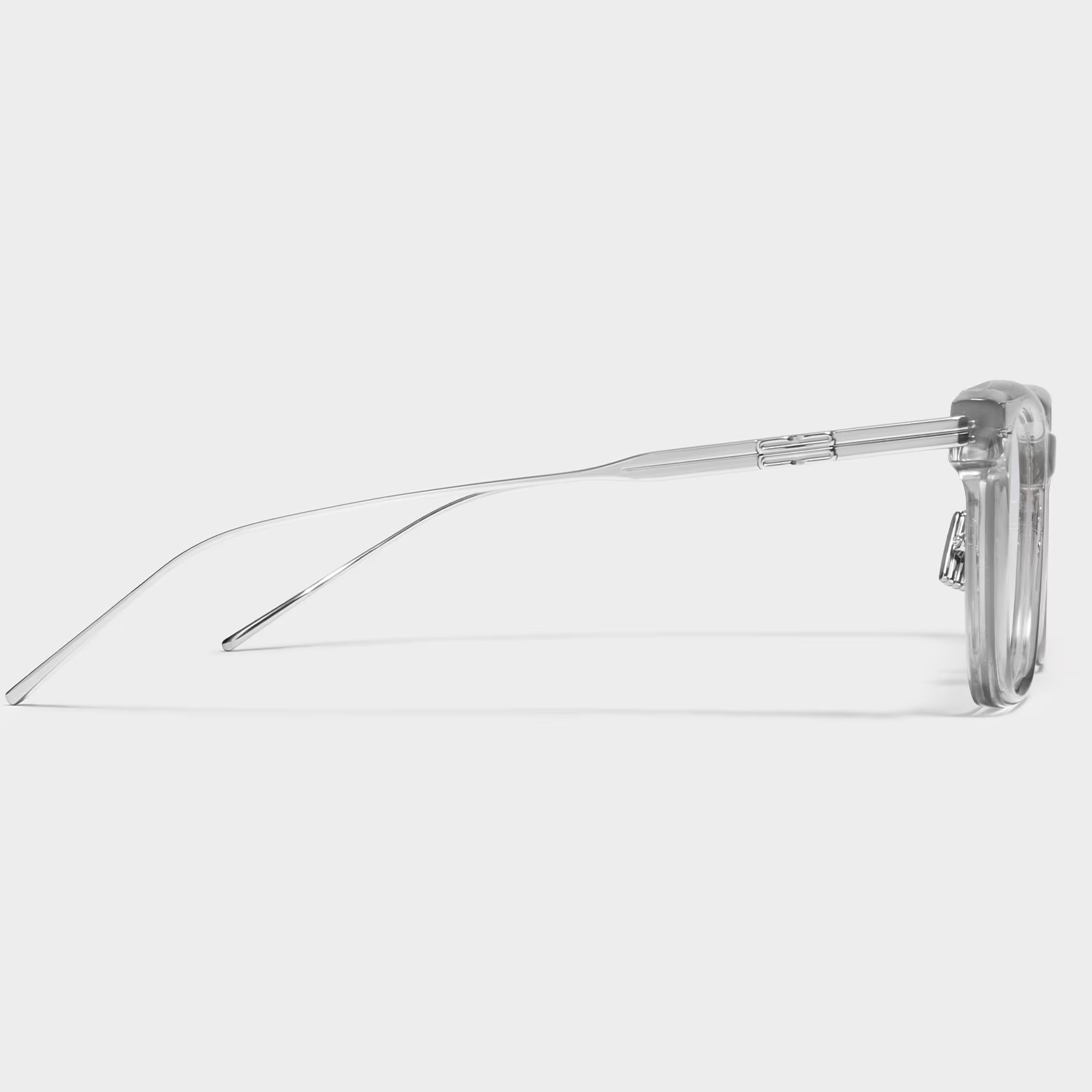 KÍNH GỌNG CẬN GENTLE MONSTER ZIN GC7 CLEAR LENSES SQUARE SHAPE TRANSLUCENT GRAY ACETATE FRAME 8