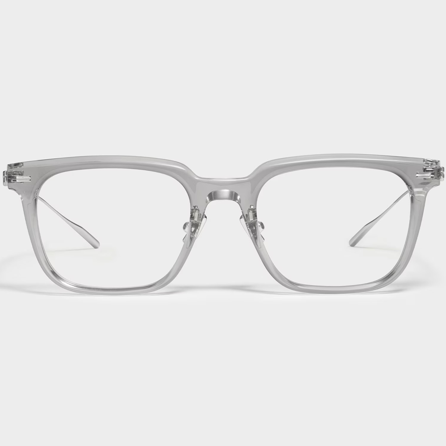 KÍNH GỌNG CẬN GENTLE MONSTER ZIN GC7 CLEAR LENSES SQUARE SHAPE TRANSLUCENT GRAY ACETATE FRAME 9