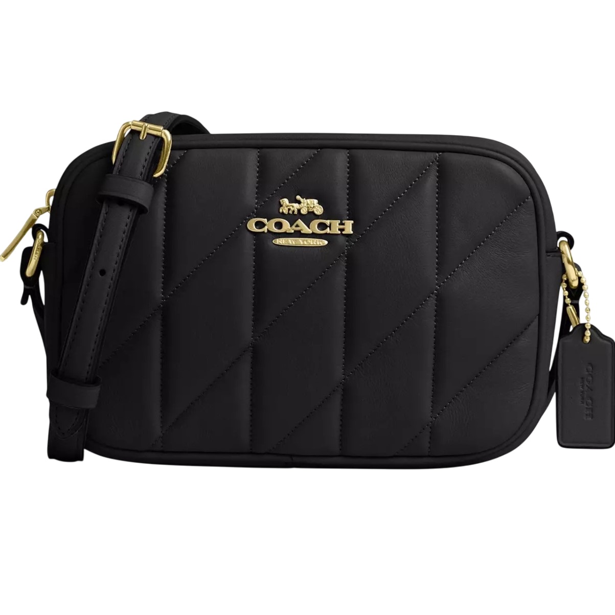 Túi Coach nữ Mini Jamie Camera Bag With Quilting Black CY779 6
