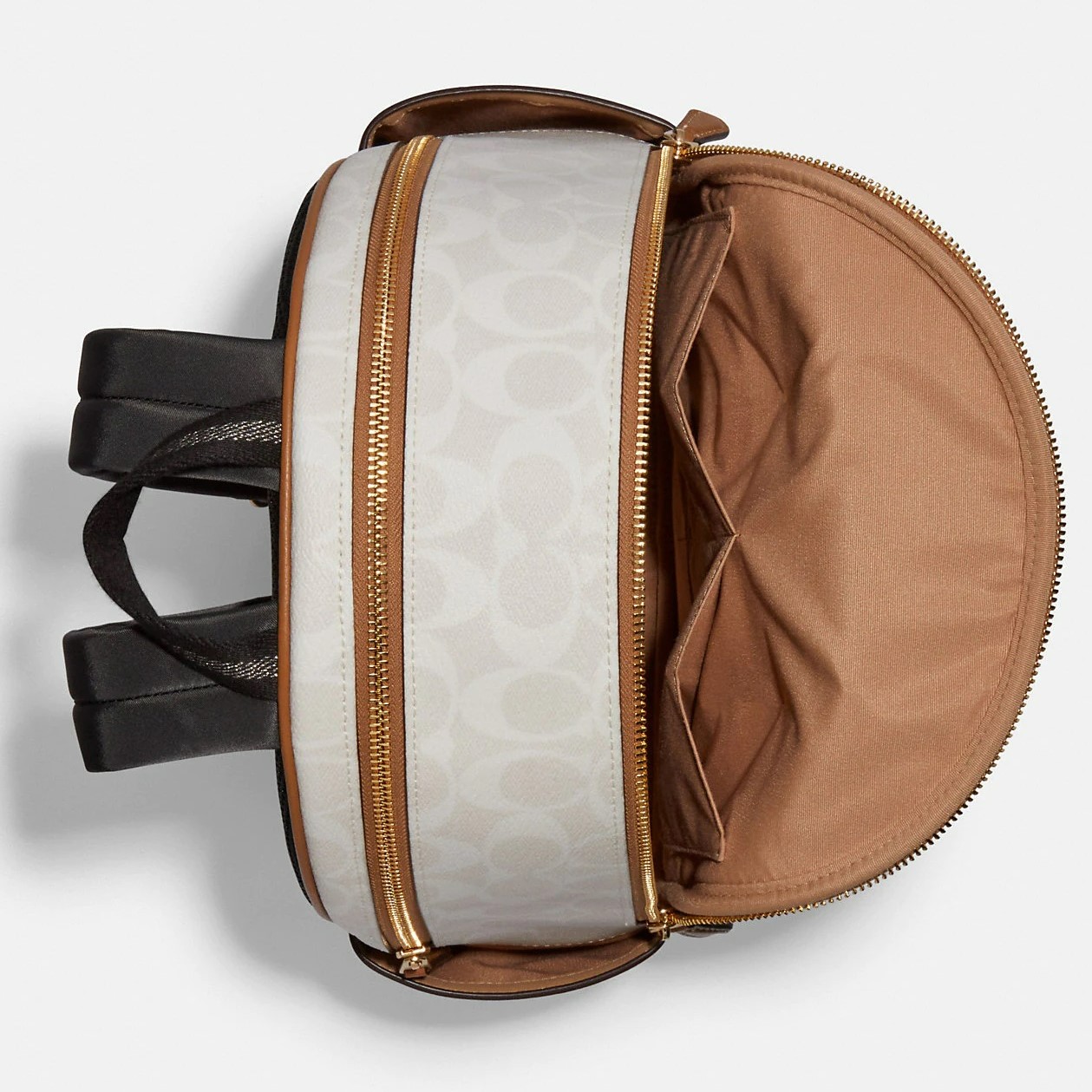 BALO NỮ COURT BACKPACK IN BLOCKED SIGNATURE CANVAS 3