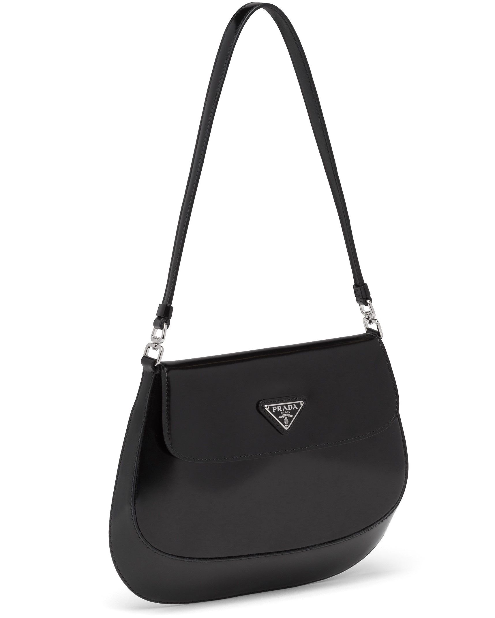 TÚI ĐEO VAI PRADA CLEO BRUSHED LEATHER SHOULDER BAG WITH FLAP 14