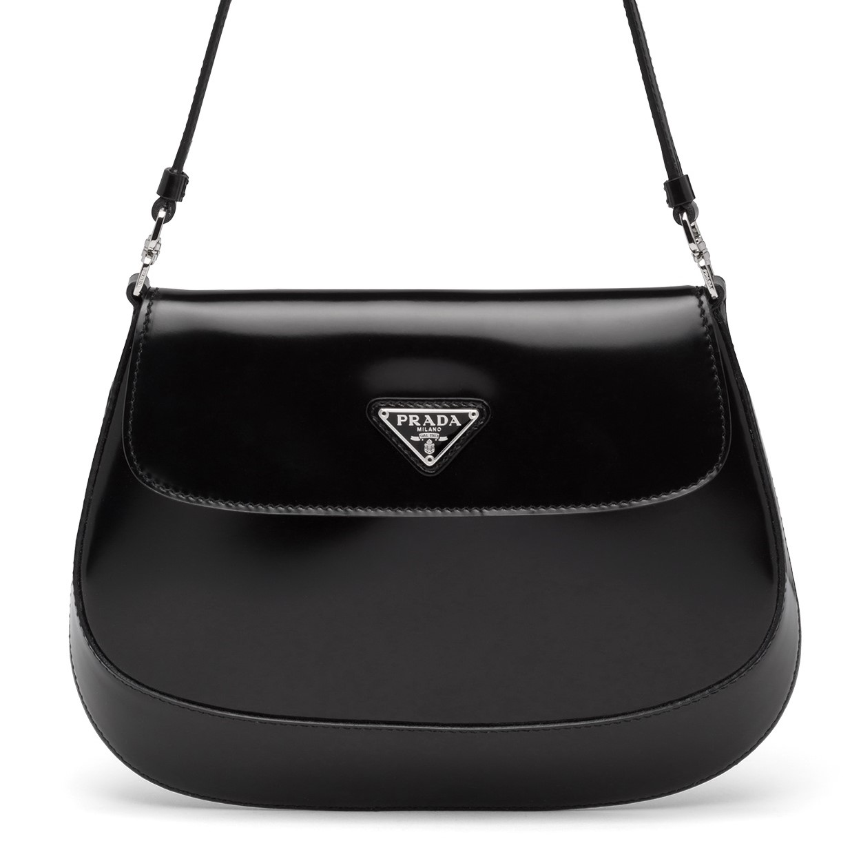 TÚI ĐEO VAI PRADA CLEO BRUSHED LEATHER SHOULDER BAG WITH FLAP 16