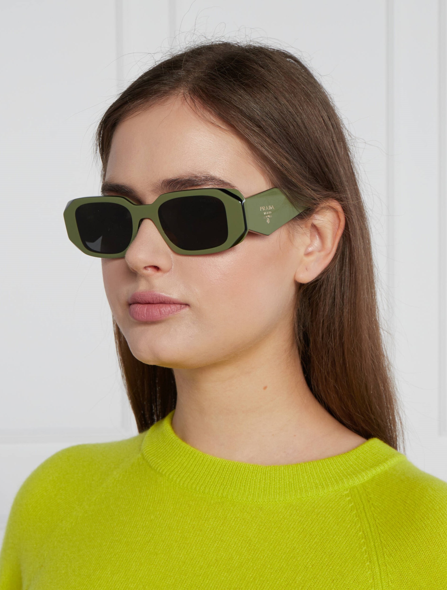 Mắt kính Prada Symbole Sunglasses Green 9