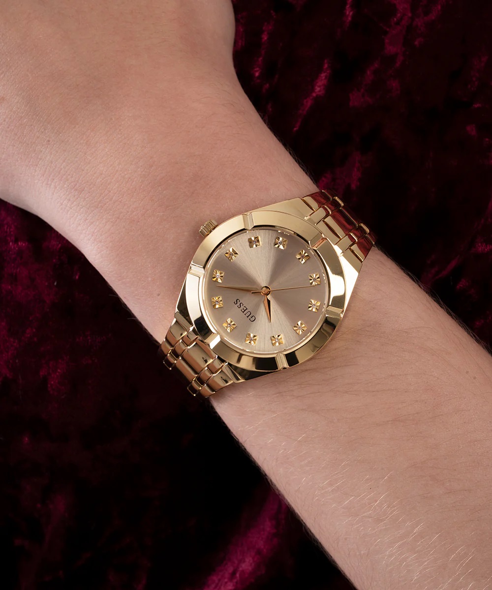 ĐỒNG HỒ NỮ GUESS CRYSTALLINE GOLD TONE LADIES WATCH GW0114L2 10