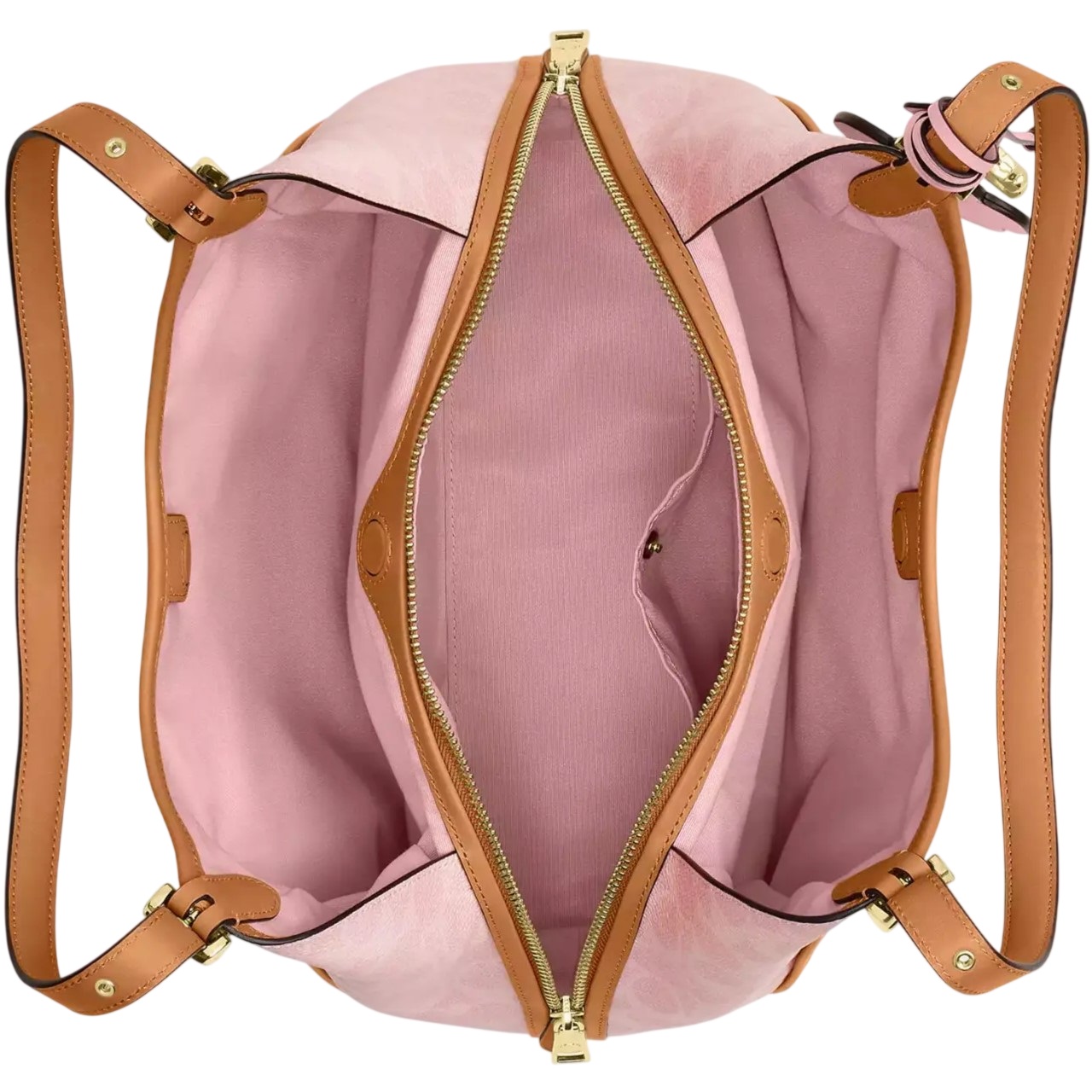 Túi Coach Erin Shoulder Bag In Signature Canvas With Charms Powder Pink CEL13 6