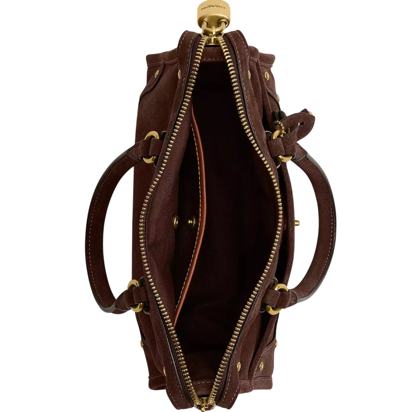 Túi xách Coach Rhyder Satchel Bag 24 Dark Chocolate CFN70 2