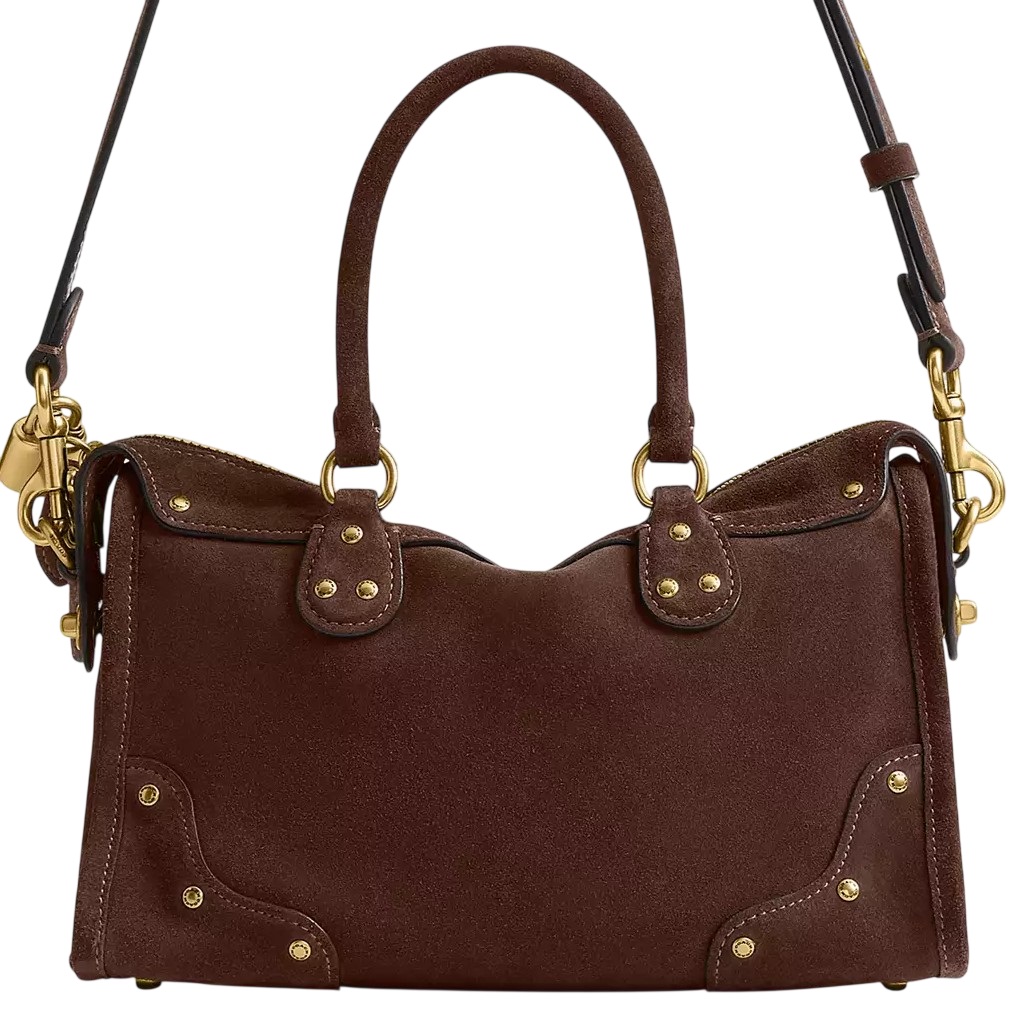 Túi xách Coach Rhyder Satchel Bag 24 Dark Chocolate CFN70 3