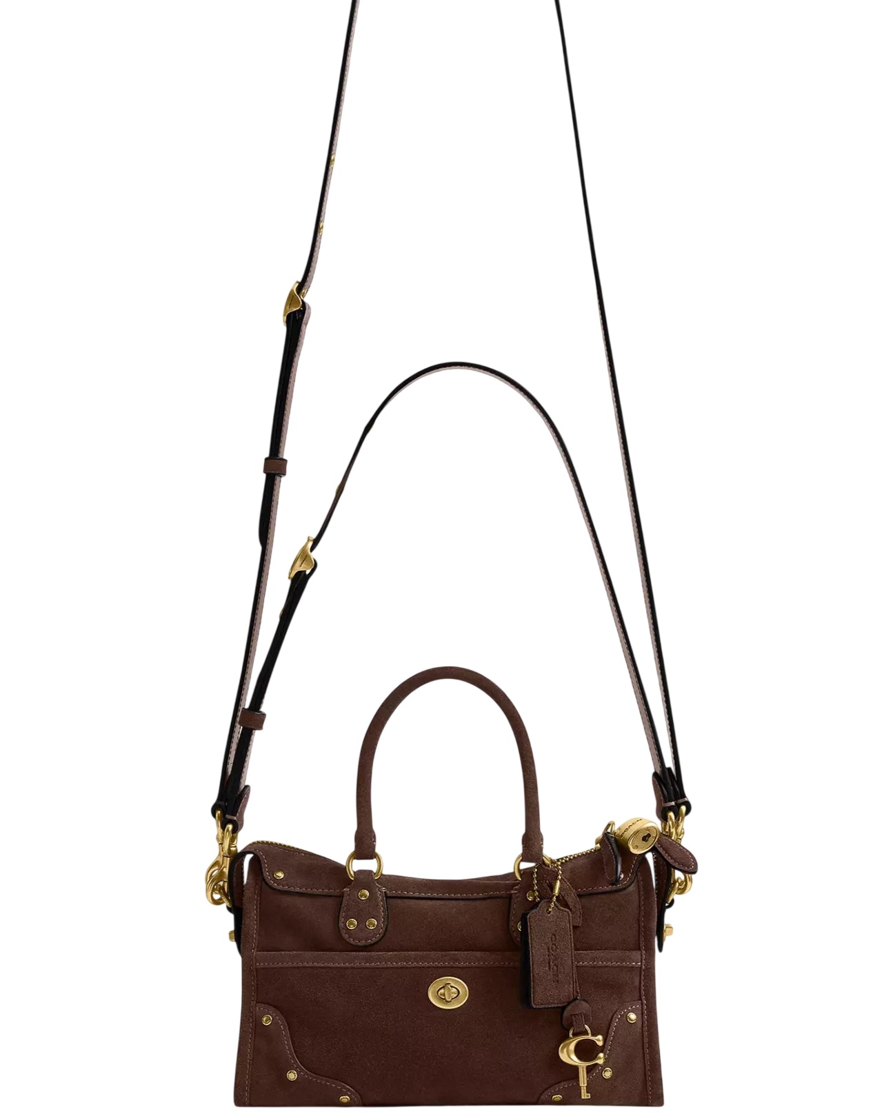 Túi xách Coach Rhyder Satchel Bag 24 Dark Chocolate CFN70 6