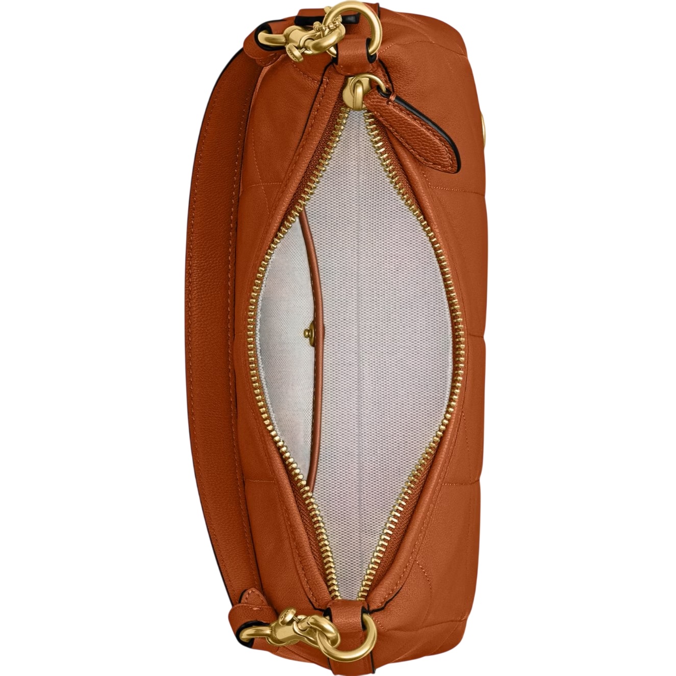 Túi Coach Juliet Shoulder Bag 25 With Quilting Amber Brown CDZ65 4
