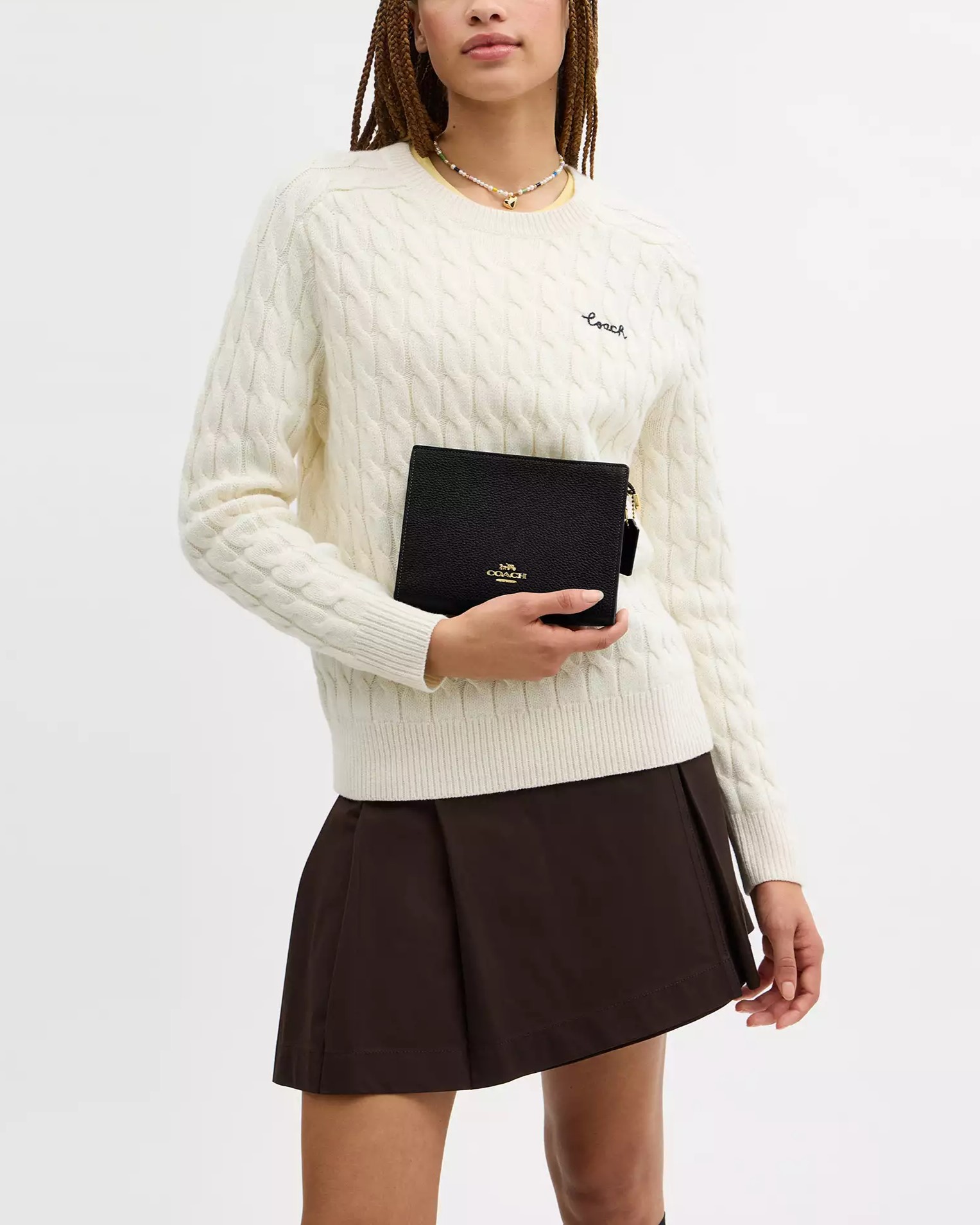 Túi đeo vai Coach Slim Crossbody Black CR238 5