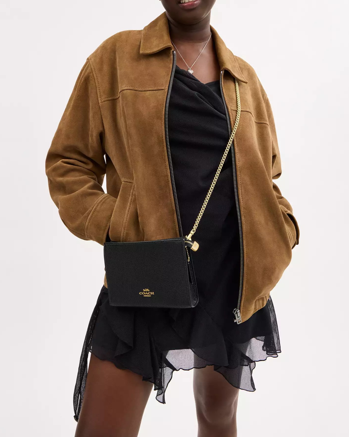 Túi đeo vai Coach Slim Crossbody Black CR238 9