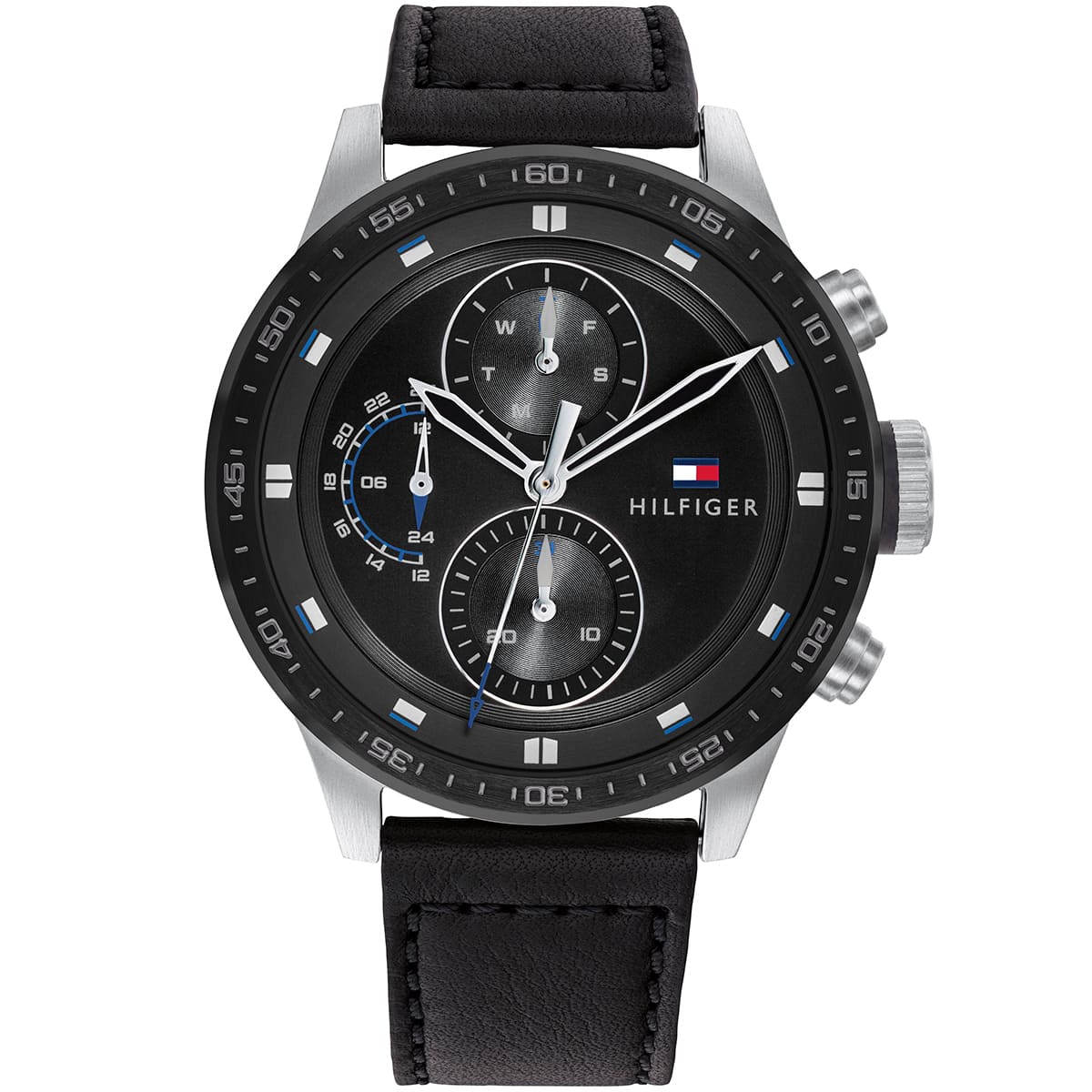 Đồng Hồ Nam Tommy Hilfiger Mens Watch On The Strap Black 1791810 5