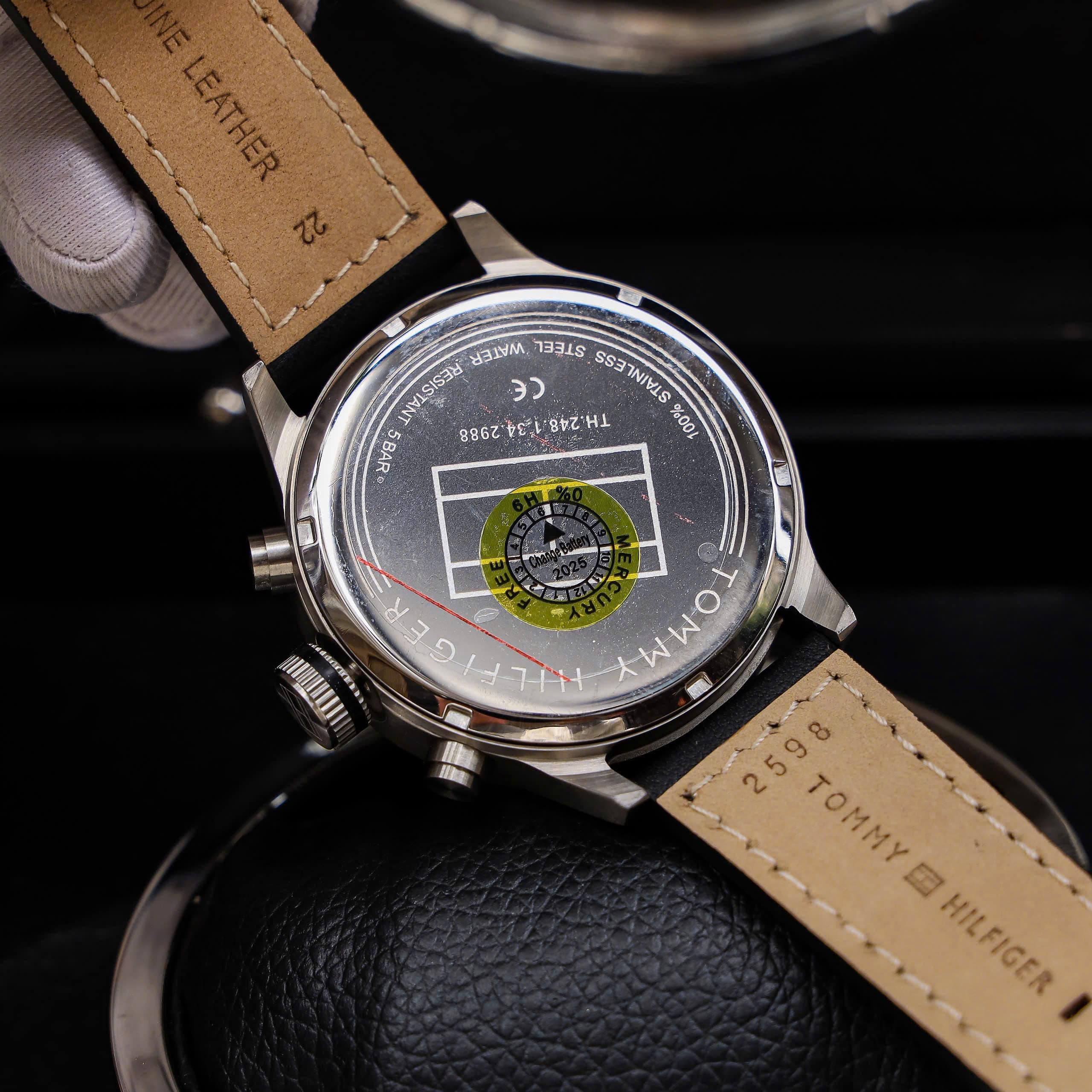 Đồng Hồ Nam Tommy Hilfiger Mens Watch On The Strap Black 1791810 7