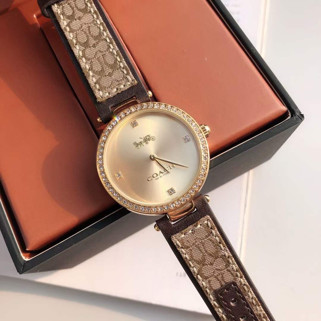 Đồng Hồ Nữ Coach Park Jacquard Signature C Strap Ladies Watch 14503456 6