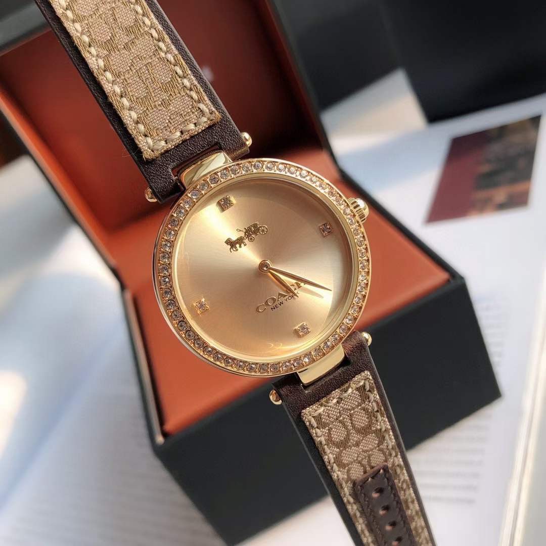 Đồng Hồ Nữ Coach Park Jacquard Signature C Strap Ladies Watch 14503456 8