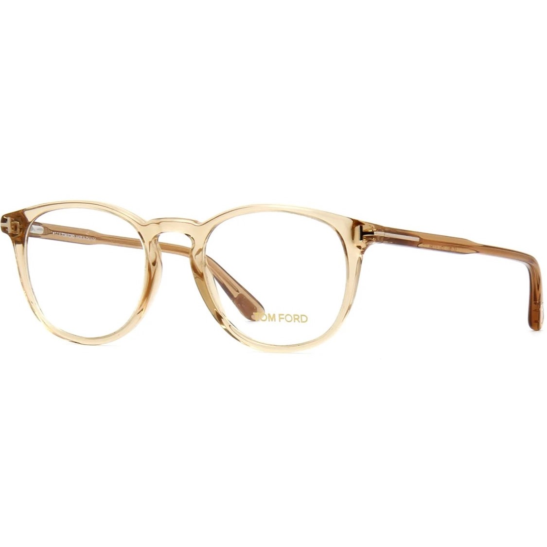 Kính gọng cận Tom Ford Optical In Round Shiny Light Brown Frame FT5401 045 2