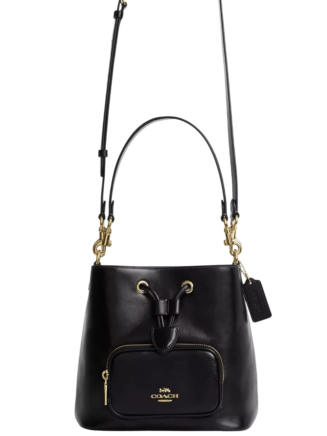 Túi Coach Rowan Bucket Bag With Pocket Black CES95 4