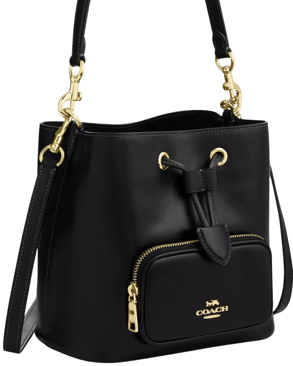 Túi Coach Rowan Bucket Bag With Pocket Black CES95 11