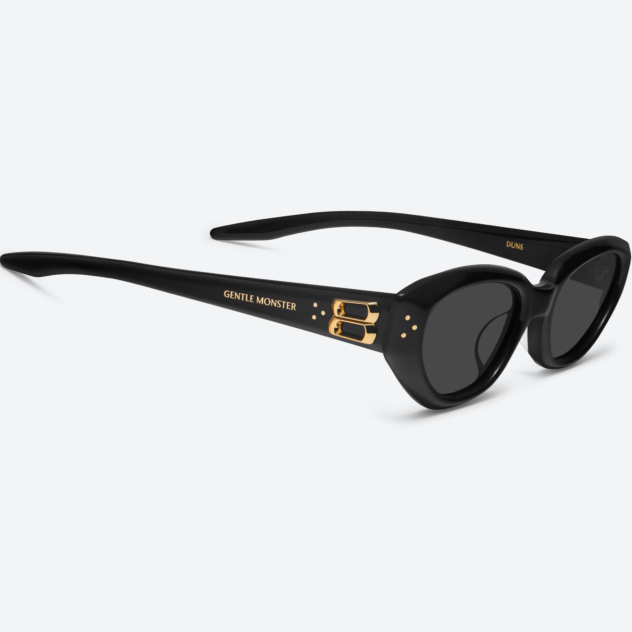 Mắt kính Gentle Monster Duns 01 Modern Cat-Eye Sunglasses In Black Acetate 6