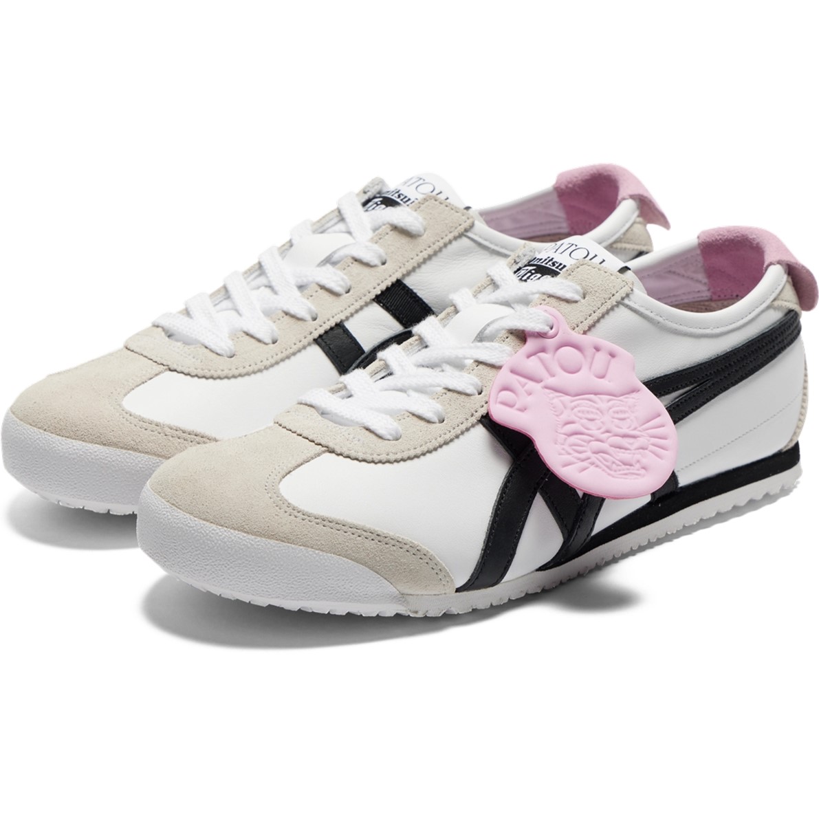 Giày Onitsuka Tiger x Patou Mexico 66 White Black 1183C380-100 1