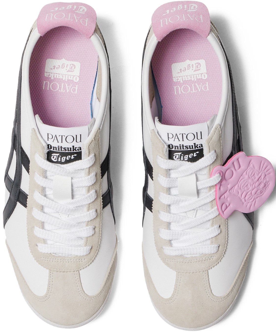 Giày Onitsuka Tiger x Patou Mexico 66 White Black 1183C380-100 2