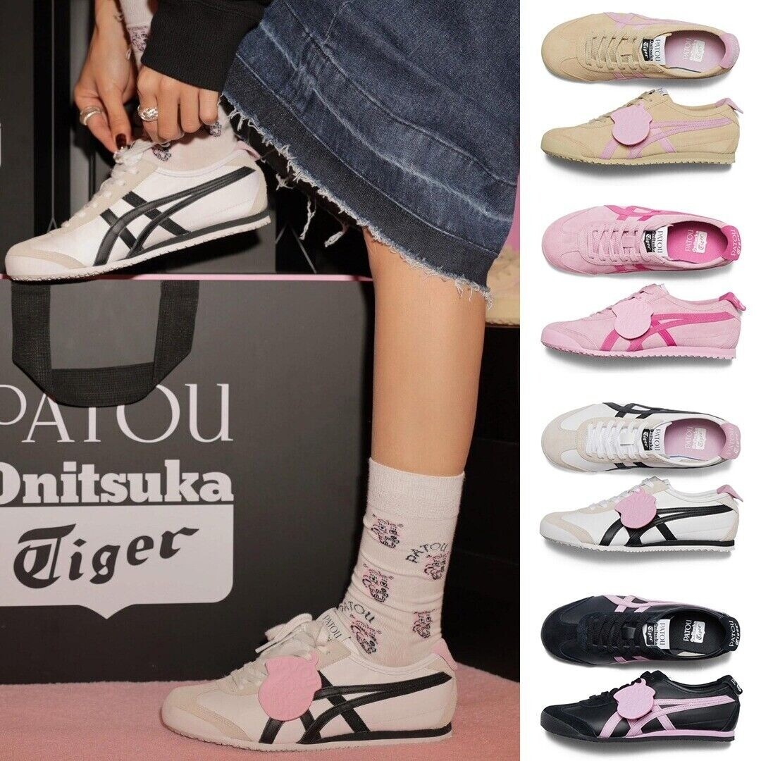 Giày Onitsuka Tiger x Patou Mexico 66 White Black 1183C380-100 6
