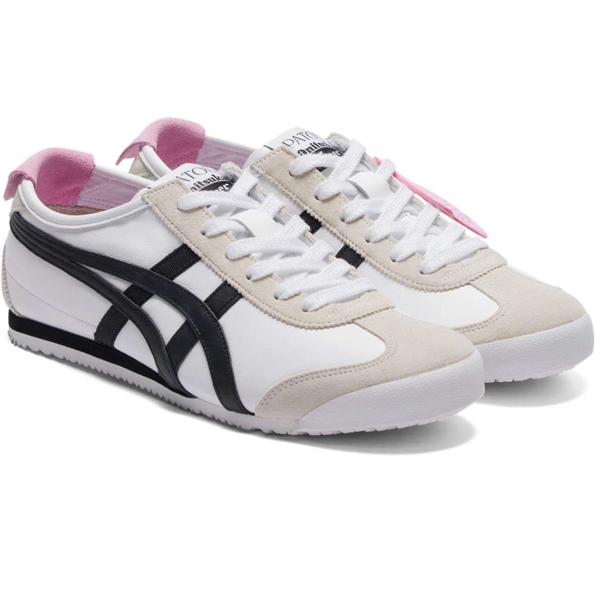 Giày Onitsuka Tiger x Patou Mexico 66 White Black 1183C380-100 11